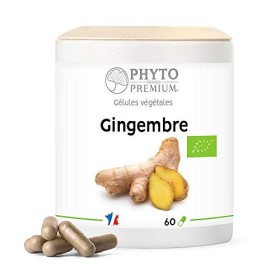 Gingembre rhizome - ANDRAKA - Zingiber officinalis - 60 gélules 300 MG BIO 