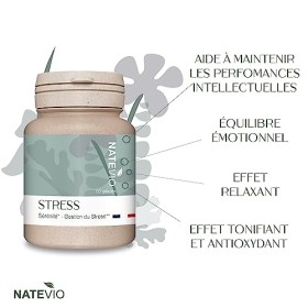 Complexe Antistress - Pilulier de 60 gélules - 100% Naturel - Sans dépendance ni accoutumance - Relaxation - detente vitalité