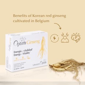 Ginseng rouge de Corée 30 gélules -stimulant pour homme ginseng | Complément alimentaire de Panax Ginseng naturel cultivé en 
