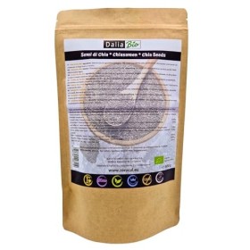 Dalia - Graines de Chia Biologiques 500 g Salvia Hispanica Amérique du Sud | Protéines, Digestion, Oméga 3 | Sans Gluten | 