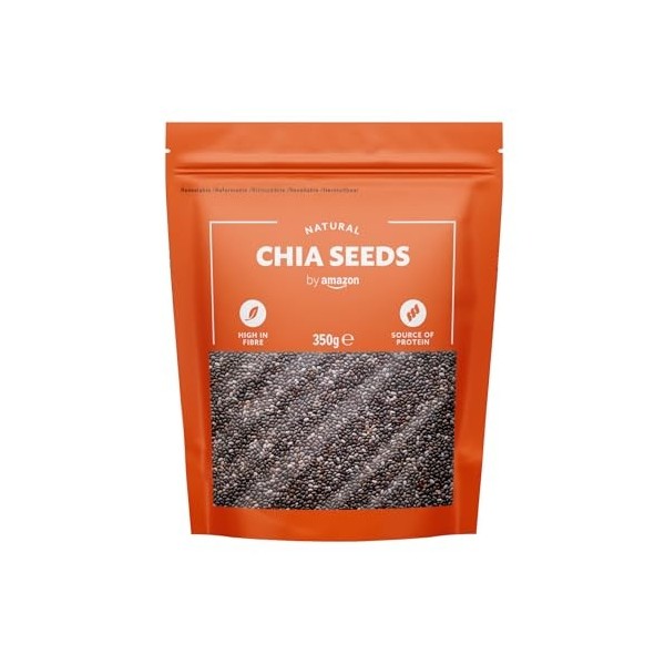 by Amazon Graines de Chia, 350 g lot de 4