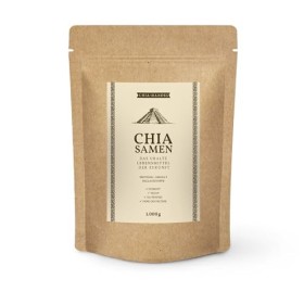 Chia-Handel Graines de Chia 2 kg - SuperFood, faible en glucides, végétalien, végétarien, sans gluten, vitamines, sans OGM, c