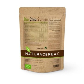 Naturacereal Chia Seeds Bio 1kg - Riche en oméga-3 et en fibres, source de protéines purement végétales - idéal pour les smoo