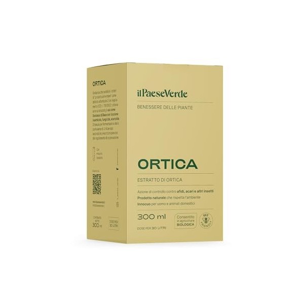 Ortie le pays vert 300 ml Action de contrôle des pucerons, acariens et autres insectes. Produit naturel qui respecte lenviro