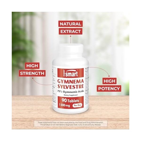 Gymnema Sylvestre - Aide à Réguler la Glycémie et au Contrôle du Poids - Feuilles de Gymnema - Soutien Naturel du Métabolisme