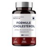 FORMULE CHOLESTÉROL | Ail Noir, Riz, Levure de riz rouge, Coenzyme Q10 | 60 Gélules | Fabriqué en France