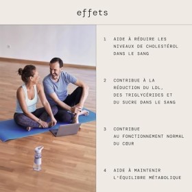 Levure de riz rouge 2,9 mg Monacolinas avec Berbérine 250 mg et Q10 | 120 gélules végétaliennes | Contrôle le taux de cholest