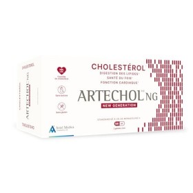 ARTECHOL NG – Cholestérol – Avec de la Levure de Riz Rouge – Monacoline K standardisé 3%- 96 gélules