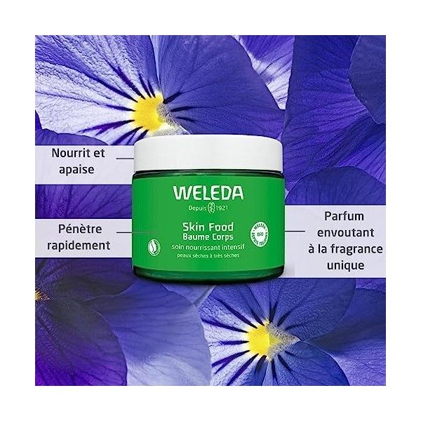 WELEDA - Trio rituel visage et corps- Skin Food Baume corps + Soin réparateur + Soin nourrissant texture légère - soins nut