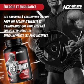 AG nature Testosterone Homme Fort pour Musculation 120 Pilule | Complément Alimentaire Puissant avec Tribulus Terrestris Maca