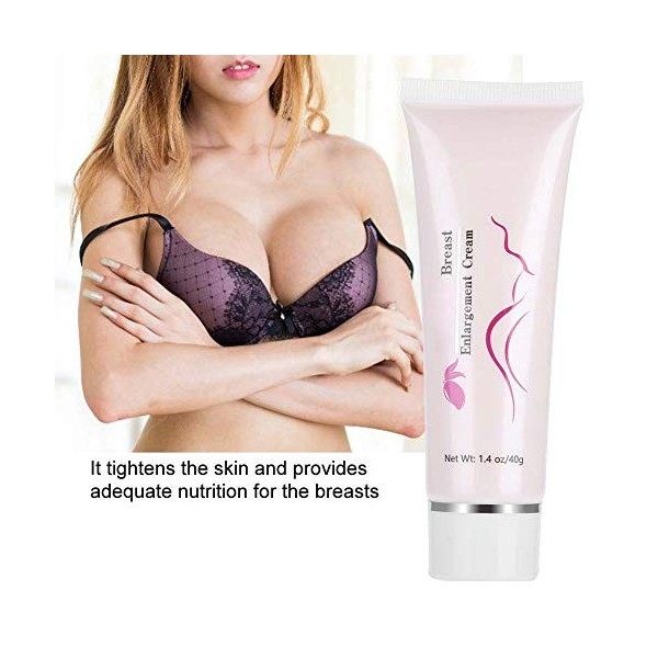 La crème délargissement des seins de 40 g, la crème raffermissante et liftante non irritante pour un corps de beauté, fourni