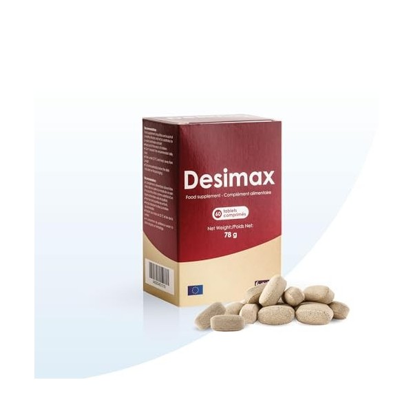 Desimax Boost Sexuel Intense - Formule L-Arginine, Maca, Tribulus, Guarana & Autres Extraits Naturels | Améliore Performance,