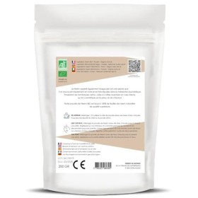 Herbes du Monde - Poudre de Neem BIO 200g: Qualité Supérieure, Bien-être Interne & Cosmétique, Certifiée AB, Antifongique, Pu