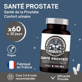 Formule Prostate et Confort urinaire - Contribue au bon fonctionnement de la prostate - Ortie, Palmier nain, Prunier dAfriqu