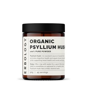 Poudre de cosse de psyllium biologique 90 g