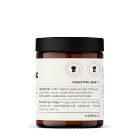 Poudre de cosse de psyllium biologique 90 g