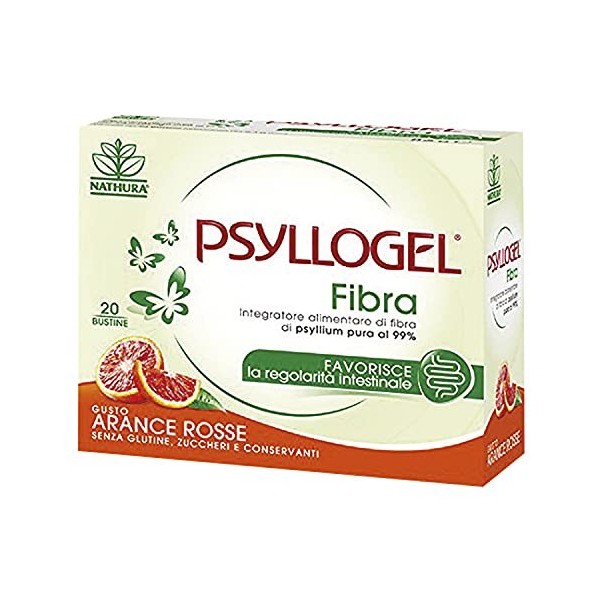 NATHURA Psyllogel Orange Rouge Sachet 86g 20 uni