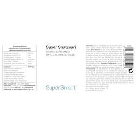 Super Shatavari - Soutien Naturel pour la Ménopause - Réduction des Bouffées de Chaleur, Sueurs Nocturnes, Fatigue et Changem