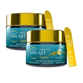 2X Shilajite Primé 100% Original 5 en 1, 800MG Shilajit Pure, 50g, Testé en Laboratoire en Europe