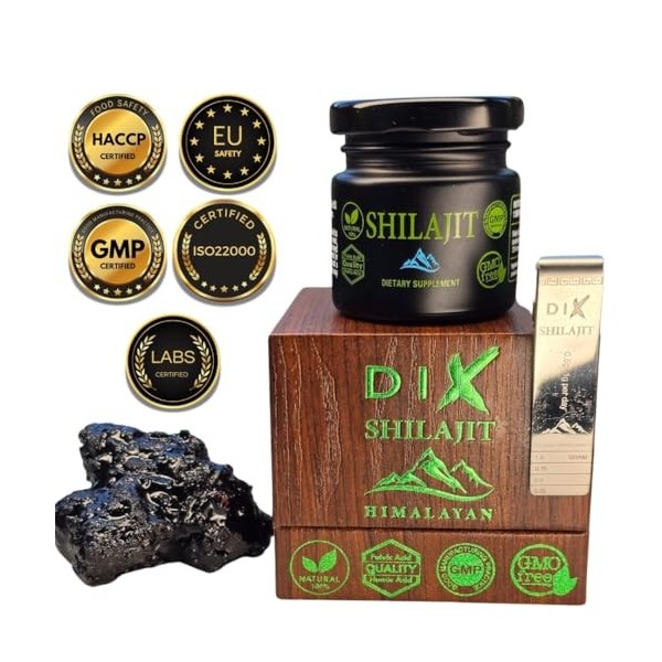 Résin SHILAJIT DHimalaya | 100 Portion | Haute Altitude | Sans métaux lourds | Sans contamination | Riche en Oligo-élément |
