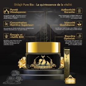 Shilajit | Shilajit Pure | Shilajit dHimalaya Bio Purifié | Riche En Acide Fulvique, Hautement Concentré | Qualité PREMIUM 1