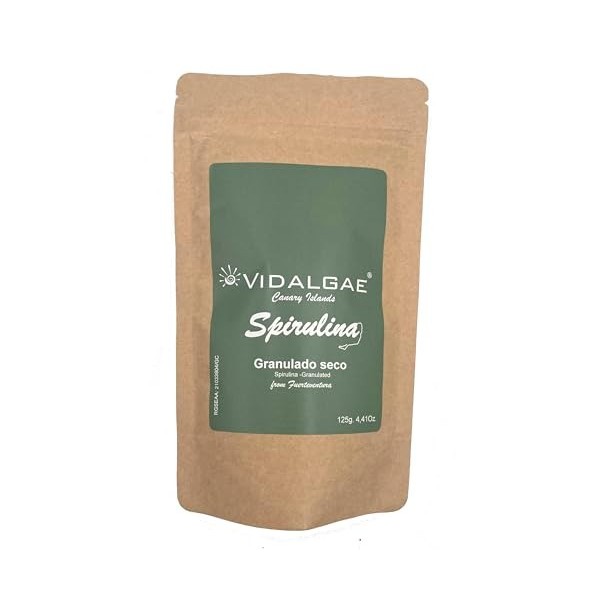 Spiruline granulée sèche de Fuerteventura 125 g