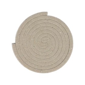 Steripan - Spirales Citronnelles Bio - 10 Spirales Incassables + Socle métal - Support Naturel en Fibres Végétales - Utilisat