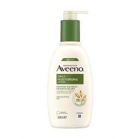 Aveeno Crème pour le corps hydratant, Daily Moisturising, sans parfum, pour peaux normales et peaux sèches, 300 ml