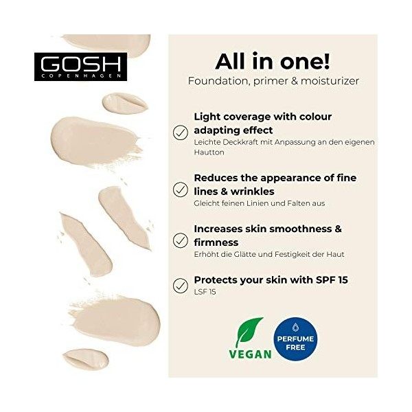 Gosh Copenhagen BB Cream 01 Sand