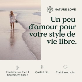 NATURE LOVE® Spiruline & Chlorella Bio – 3000mg de spiruline et de chlorella par dose journalière – 500 comprimés – Sans addi