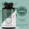 Bamboo Labs - Spiruline et Chlorelle, Compléments Alimentaires Vegan, 180 gélules de 1800 mg, Favorisent au Quotidien le Syst
