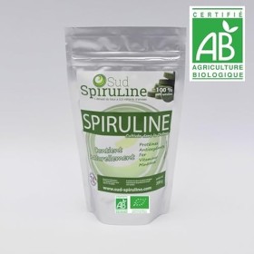 Sud Spiruline - Spiruline Bio en Comprimés - Production Française - Sachet Refermable 200g 