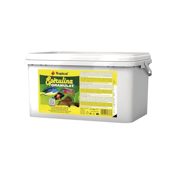 TROPICAL Spirulina Granulat 2.2kg/5 L