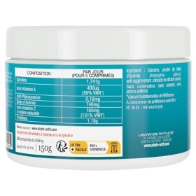 PHYTO-ACTIF | Spiruline & Acérola | Complément alimentaire Immunité & Vitalité | Système immunitaire renforcé | Réduit la fat