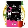Tea Livia - Thé Vert Minceur Bio | Keep Slim | Cure Détox 30 jours | Certifié Biologique | Thé Vrac 60 g - 30 tasses