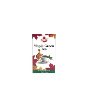 Thé vert à lérable de 20 sachets - aux arômes naturels du Canada - Les Trésors dérable - Turkey Hill