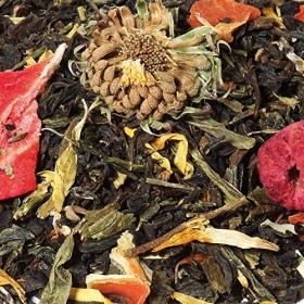 Thé Vert Bio ★ Fraise Framboise Pêche ★ White Beach ★Thé Vert en Vrac ★ Sachet 100 grammes avec Zip ★ 40 Tasses ★ 100% Agricu