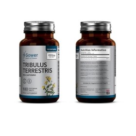 GH Tribulus Terrestris | 180 Tribulus Terrestris Comprimes 2000mg Tribulus Terrestris Haute Teneur Extrait 20:1 | Sans OGM 