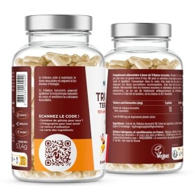 NUTRI & CO Tribulus Terrestris - 90% Saponines - Extrait100% Naturel concentré 10:1 - Endurance, Énergie, Croissance Musculai