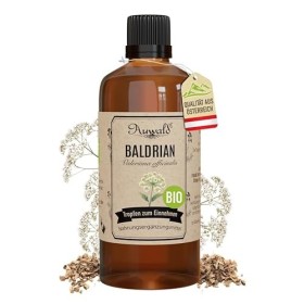 Auwald Gouttes de valériane bio – Extrait de haute qualité, essence et teinture – 100 % agriculture biologique, sans additifs