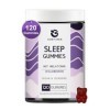 Gumtamin Sleep Melatonine Lot de 120 gommes végétaliennes sans sucre pour la routine du soir Alternative au spray à la mélato