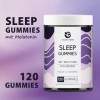 Gumtamin Sleep Melatonine Lot de 120 gommes végétaliennes sans sucre pour la routine du soir Alternative au spray à la mélato