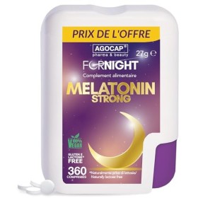 Mélatonine pour dormir, 360 microcomprimés 12 MOIS FORMÉ POCKET. Mélatonine forte, 1 mg. Compléments pour dormir, régule le c