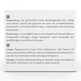 Pommade et crème hydratante Feyè® I Soin efficace pour la névrodermite, peau sèche et très sèche I Soin aigu I Sans cortisone