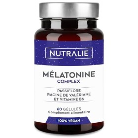 MÉLATONINE Forte et Puissante - Action Rapide sur le Sommeil - Mieux Dormir Nuit & Jetlag - Améliore la Qualité du Sommeil - 