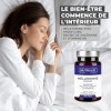 MÉLATONINE Forte et Puissante - Action Rapide sur le Sommeil - Mieux Dormir Nuit & Jetlag - Améliore la Qualité du Sommeil - 