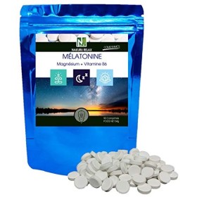 "Sommeil" Pack NAKURU | Mélatonine 90 cps | Passiflore 90cps | Valériane 90cps | Poudre Séchée et Compressée à Froid | Condit