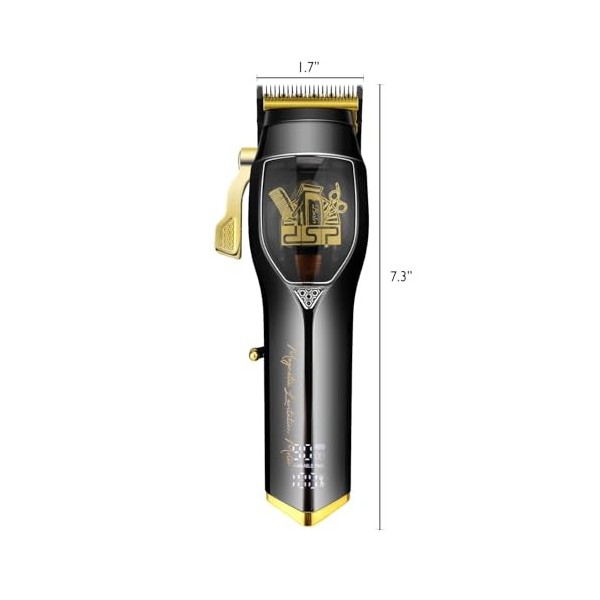 DSP Tondeuse à cheveux professionnelle pour homme, tondeuse de barbier pour coupe de cheveux, tondeuse à cheveux sans fil, mo