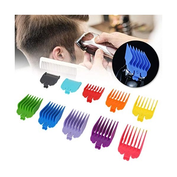 Electirc Lot de 10 peignes pour tondeuse à cheveux