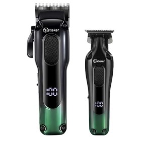 Hatteker Tondeuse Cheveux Hommes,Tondeuse Cheveux Hommes Professionnel Tondeuse Barbe Sans Fil, Tondeuse de Finition, Coupe d